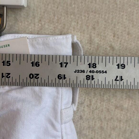 J Crew Wide-leg denim trouser in white Womens Size 32 White - Picture 8 of 12